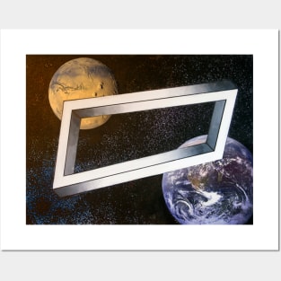 Cuboid in Space Posters and Art